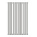 Стальной трубчатый радиатор отопления Empatiko Takt S1-472-500 Cream Grey