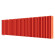 Стальной трубчатый радиатор отопления Empatiko Takt LR2-1552-300 Scarlet Red 