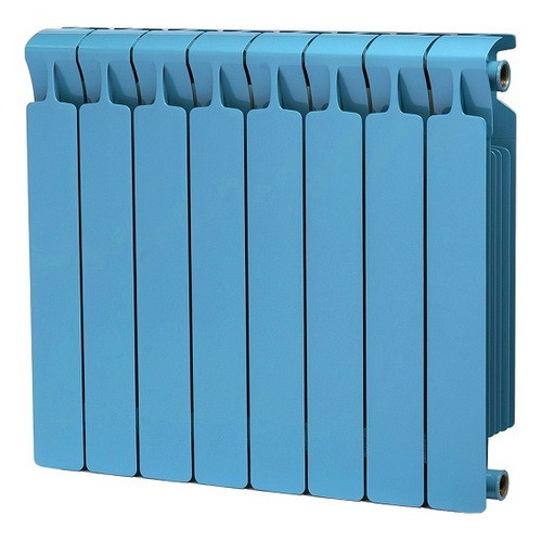 Биметаллический радиатор отопления Rifar Monolit 500 10 секций Сапфир