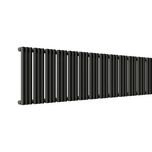 Стальной трубчатый радиатор отопления Empatiko Takt S1-1672-300 Coal Black