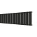 Стальной трубчатый радиатор отопления Empatiko Takt S1-1672-300 Coal Black