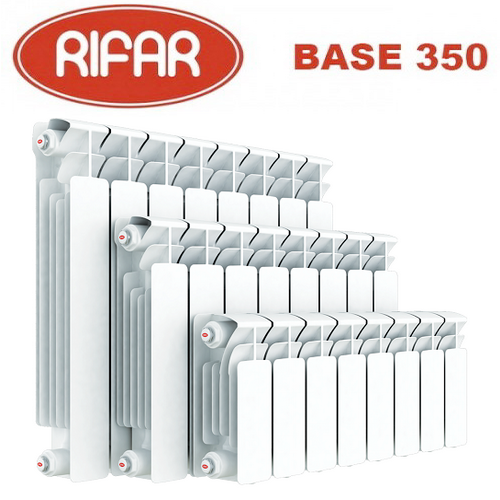Биметаллический радиатор Rifar Base 350 6 секций Биметаллический радиатор Rifar Base 350 6 секций