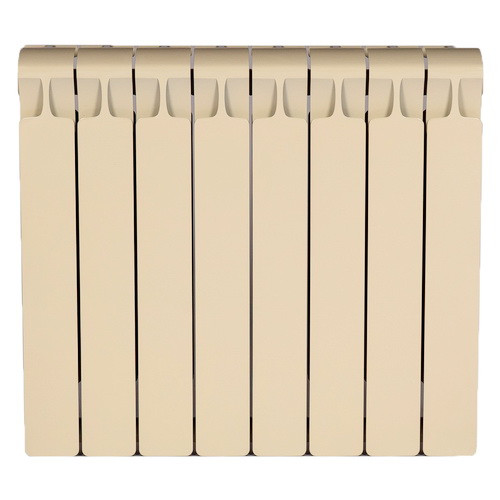 Биметаллический радиатор отопления Rifar Monolit 500 10 секций Айвори