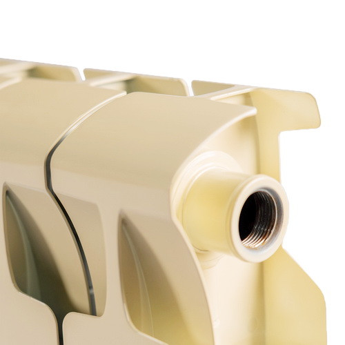 Биметаллический радиатор отопления Rifar Monolit 500 10 секций Айвори