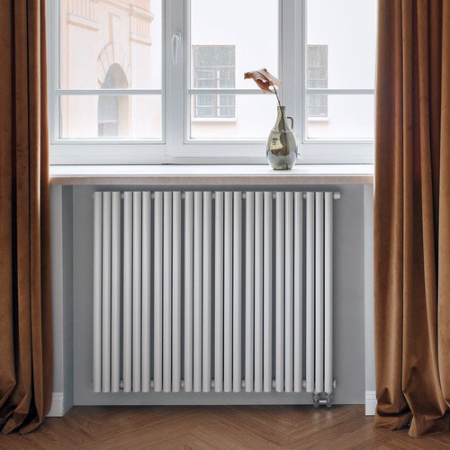 Стальной трубчатый радиатор отопления Empatiko Takt R1-1192-2000 Cream Grey Стальной трубчатый радиатор отопления Empatiko Takt R1-1192-2000 Cream Grey