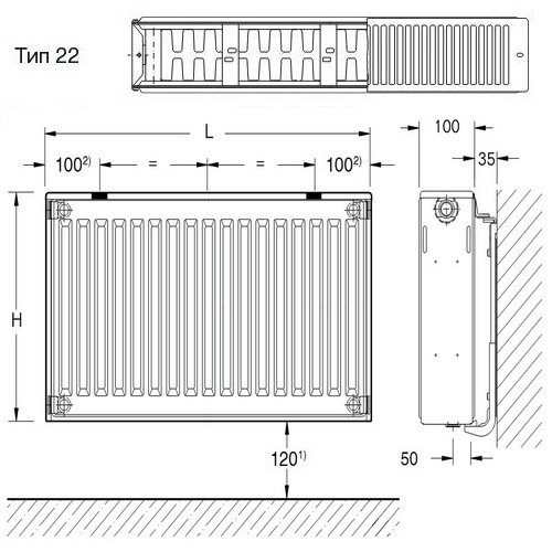 Buderus Logatrend K-Profil Тип 22