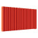 Стальной трубчатый радиатор отопления Empatiko Takt LR2-1792-500 Scarlet Red