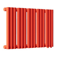 Стальной трубчатый радиатор отопления Empatiko Takt R1-592-300 Scarlet Red