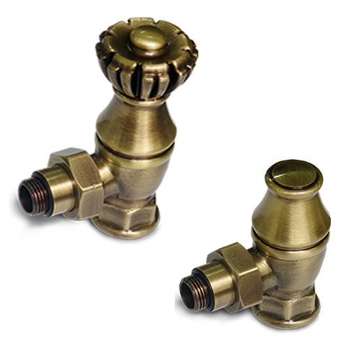 Комплект SR Rubinetterie серия Liberty 1/2" x 3/4" угловой, бронза Комплект SR Rubinetterie серия Liberty 1/2" x 3/4" угловой, бронза