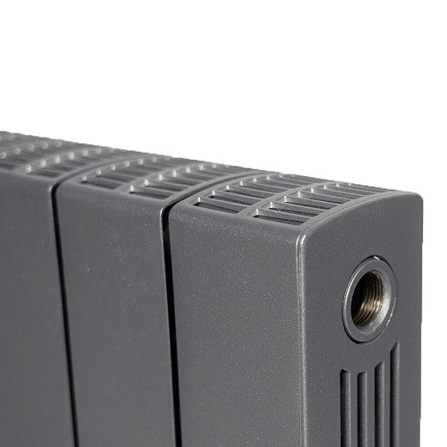 Биметаллический радиатор отопления Rifar SUPReMO 500 10 секций Титан