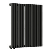 Стальной трубчатый радиатор отопления Empatiko Takt L1-592-500 Coal Black