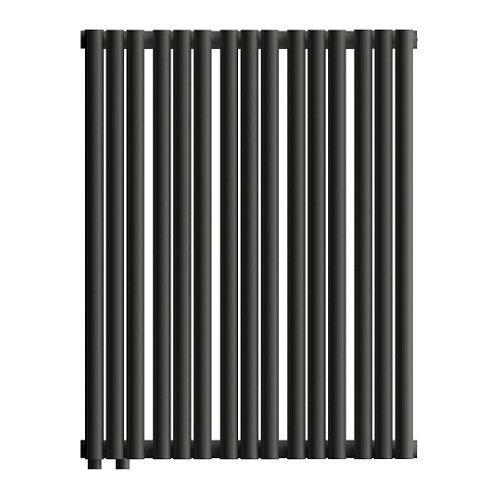 Стальной трубчатый радиатор отопления Empatiko Takt L1-592-500 Coal Black
