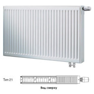 Стальной панельный радиатор отопления Buderus Logatrend VK-Profil Тип 21, высота 600 мм, ширина 900 мм
