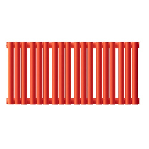 Стальной трубчатый радиатор отопления Empatiko Takt S1-712-200 Scarlet Red Стальной трубчатый радиатор отопления Empatiko Takt S1-712-200 Scarlet Red