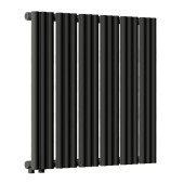 Стальной трубчатый радиатор отопления Empatiko Takt L1-712-500 Coal Black