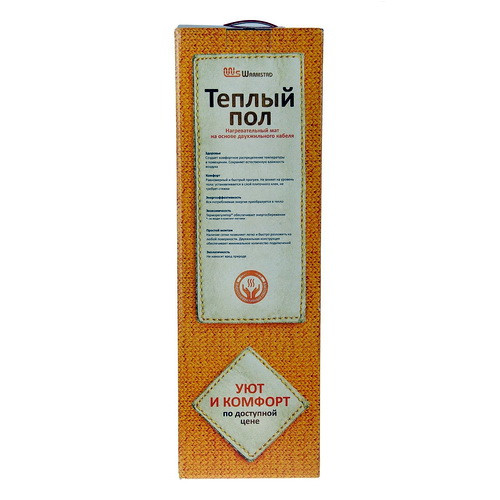 Электрический тёплый пол под плитку Warmstad WSM-1210-8,00