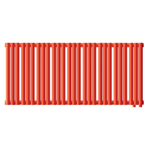 Стальной трубчатый радиатор отопления Empatiko Takt R1-1072-300 Scarlet Red