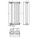 Стальной трубчатый радиатор отопления Empatiko Takt LR2-2032-500 Silk White
