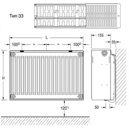 Buderus Logatrend K-Profil Тип 33 Buderus Logatrend K-Profil Тип 33