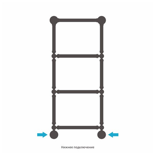 Водяной полотенцесушитель Сунержа Ренессанс 1304 960x400 античное белое золото Водяной полотенцесушитель Сунержа Ренессанс 1304 960x400 античное белое золото