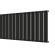 Стальной трубчатый радиатор отопления Empatiko Takt S1-1672-500 Coal Black