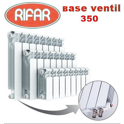 Биметаллический радиатор Rifar Base Ventil 350 6 секций Биметаллический радиатор Rifar Base Ventil 350 6 секций