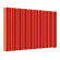 Стальной трубчатый радиатор отопления Empatiko Takt LR2-1192-500 Scarlet Red 