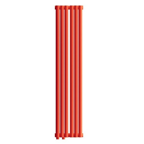 Стальной трубчатый радиатор отопления Empatiko Takt LR2-232-1750 Scarlet Red Стальной трубчатый радиатор отопления Empatiko Takt LR2-232-1750 Scarlet Red