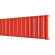 Стальной трубчатый радиатор отопления Empatiko Takt R1-2032-300 Scarlet Red