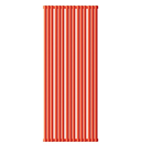 Стальной трубчатый радиатор отопления Empatiko Takt S2-592-2000 Scarlet Red Стальной трубчатый радиатор отопления Empatiko Takt S2-592-2000 Scarlet Red