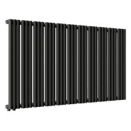 Стальной трубчатый радиатор отопления Empatiko Takt L1-1312-500 Coal Black