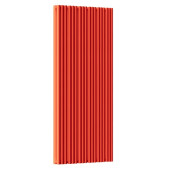 Стальной трубчатый радиатор отопления Empatiko Takt S2-712-2000 Scarlet Red  Стальной трубчатый радиатор отопления Empatiko Takt S2-712-2000 Scarlet Red