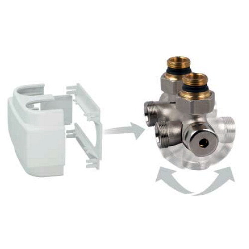 Декоративная крышка для узлов S.R. Rubineterrie "Free Style" 50 мм, цвет - хром Декоративная крышка для узлов S.R. Rubineterrie "Free Style" 50 мм, цвет - хром