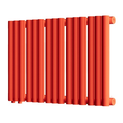 Стальной трубчатый радиатор отопления Empatiko Takt L1-592-300 Scarlet Red