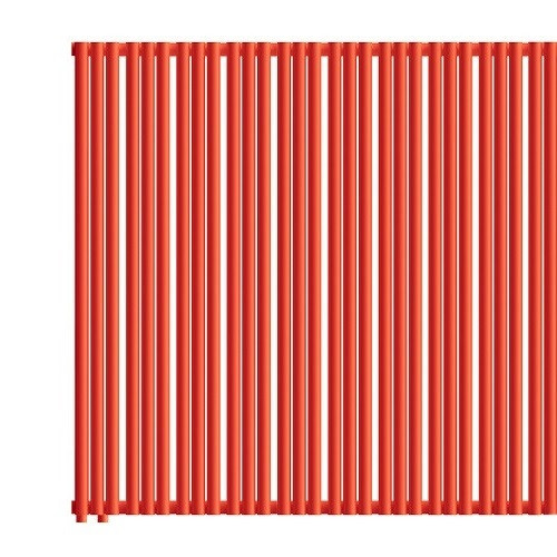 Стальной трубчатый радиатор отопления Empatiko Takt LR2-1432-1750 Scarlet Red  Стальной трубчатый радиатор отопления Empatiko Takt LR2-1432-1750 Scarlet Red