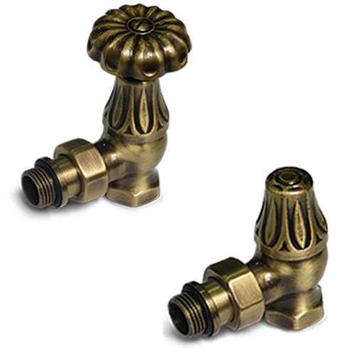 Комплект SR Rubinetterie серия Old Style 1/2" угловой, бронза Комплект SR Rubinetterie серия Old Style 1/2" угловой, бронза