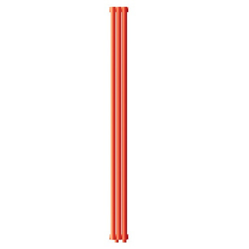 Стальной трубчатый радиатор отопления Empatiko Takt LR2-112-2000 Scarlet Red Стальной трубчатый радиатор отопления Empatiko Takt LR2-112-2000 Scarlet Red