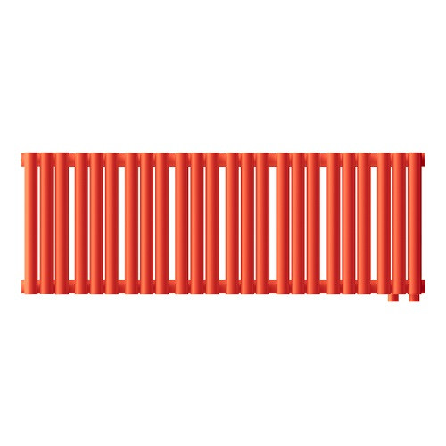 Стальной трубчатый радиатор отопления Empatiko Takt R1-952-200 Scarlet Red Стальной трубчатый радиатор отопления Empatiko Takt R1-952-200 Scarlet Red