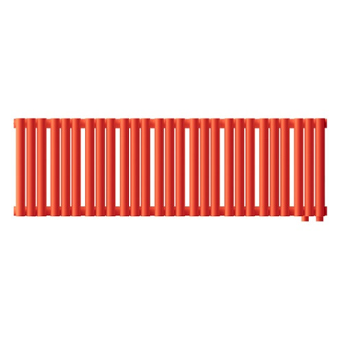 Стальной трубчатый радиатор отопления Empatiko Takt R1-1072-200 Scarlet Red