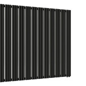 Стальной трубчатый радиатор отопления Empatiko Takt R1-1552-1750 Coal Black