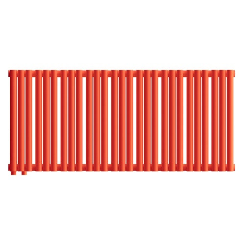 Стальной трубчатый радиатор отопления Empatiko Takt L1-1072-300 Scarlet Red