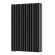 Стальной трубчатый радиатор отопления Empatiko Takt LR2-592-500 Coal Black