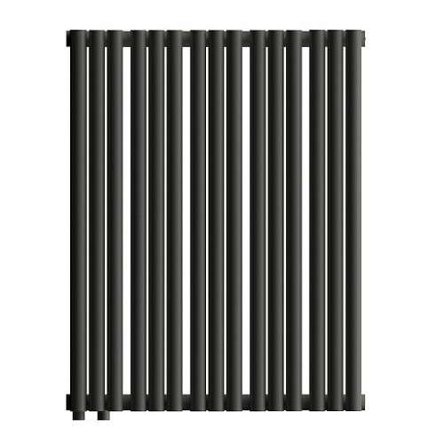 Стальной трубчатый радиатор отопления Empatiko Takt LR2-592-500 Coal Black Стальной трубчатый радиатор отопления Empatiko Takt LR2-592-500 Coal Black