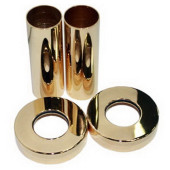 Комплект декоративных трубок SR Rubinetterie L.70 x D.18-20-1/2", золото Комплект декоративных трубок SR Rubinetterie L.70 x D.18-20-1/2", золото