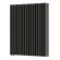 Стальной трубчатый радиатор отопления Empatiko Takt LR2-712-500 Coal Black