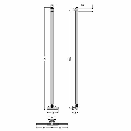 Водяной полотенцесушитель Сунержа Лайк EU50 1200х50 (Без покрытия) Водяной полотенцесушитель Сунержа Лайк EU50 1200х50 (Без покрытия)