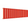 Стальной трубчатый радиатор отопления Empatiko Takt S1-1672-300 Scarlet Red