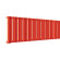 Стальной трубчатый радиатор отопления Empatiko Takt L1-1672-300 Scarlet Red