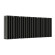 Стальной трубчатый радиатор отопления Empatiko Takt S2-952-200 Coal Black 
