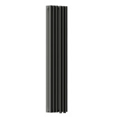 Стальной трубчатый радиатор отопления Empatiko Takt LR2-232-1750 Coal Black Стальной трубчатый радиатор отопления Empatiko Takt LR2-232-1750 Coal Black